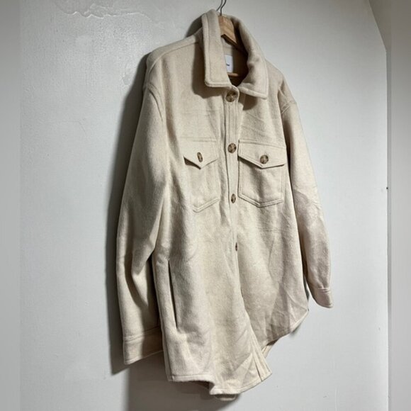 Bluenotes Oversized Cream Shacket – Size XL - Picture 6 of 12